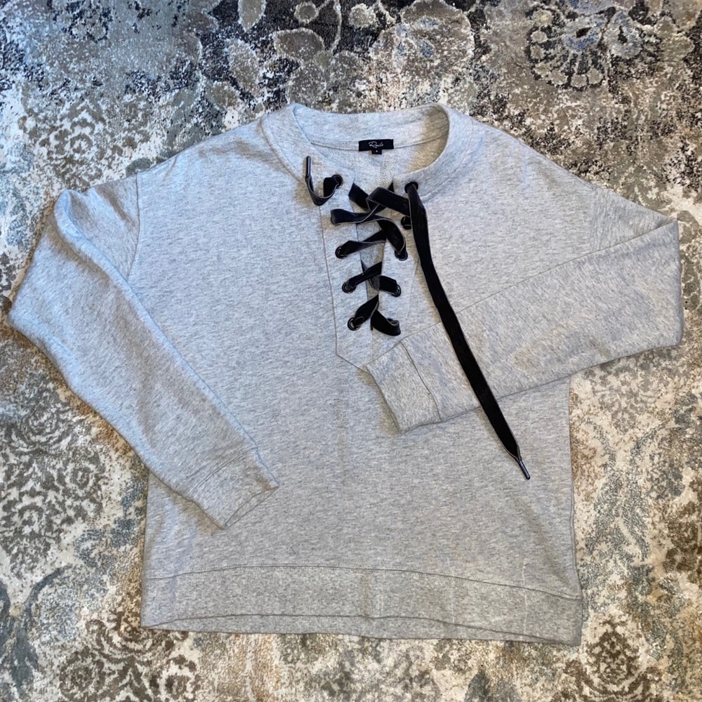 Rails Pullover With Lace Up Detail - image 1